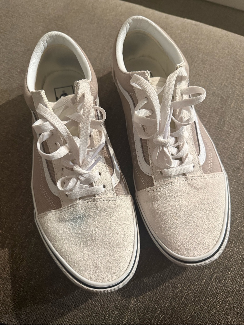 Vans style 36 size 10.5 grey and eggshell